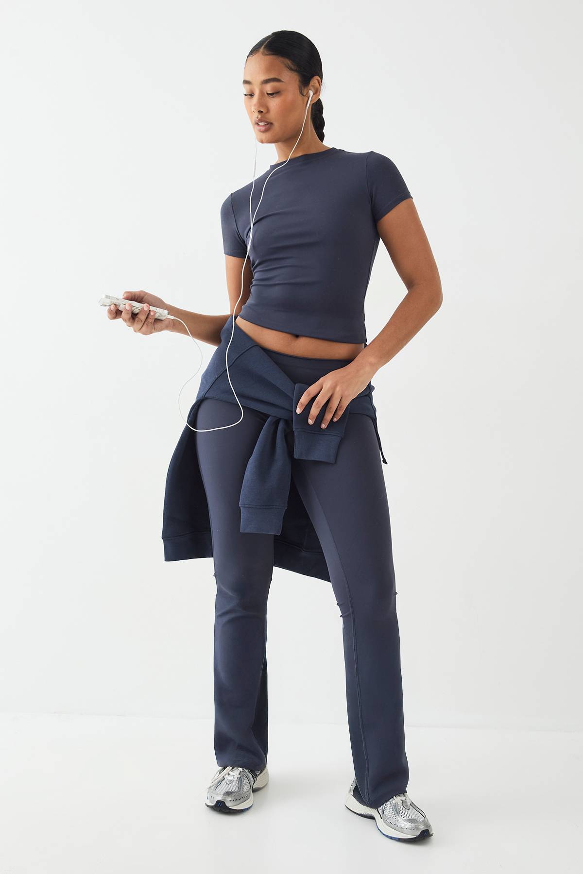Legging Évasé Ultra Sculptant à Détails Froncés Latéraux DSGN Studio