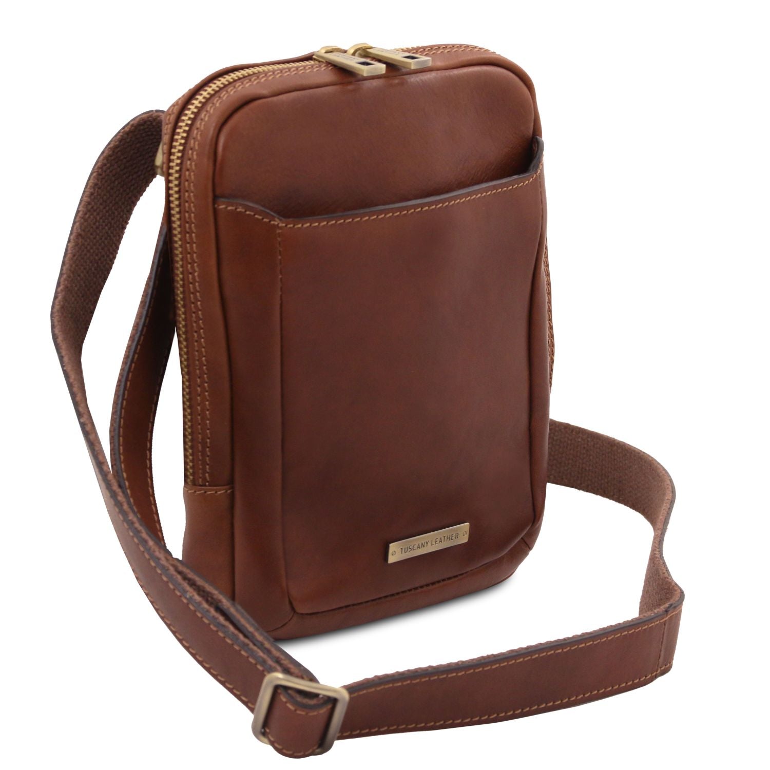 TL142428 – Mark – leren Crossbodytas