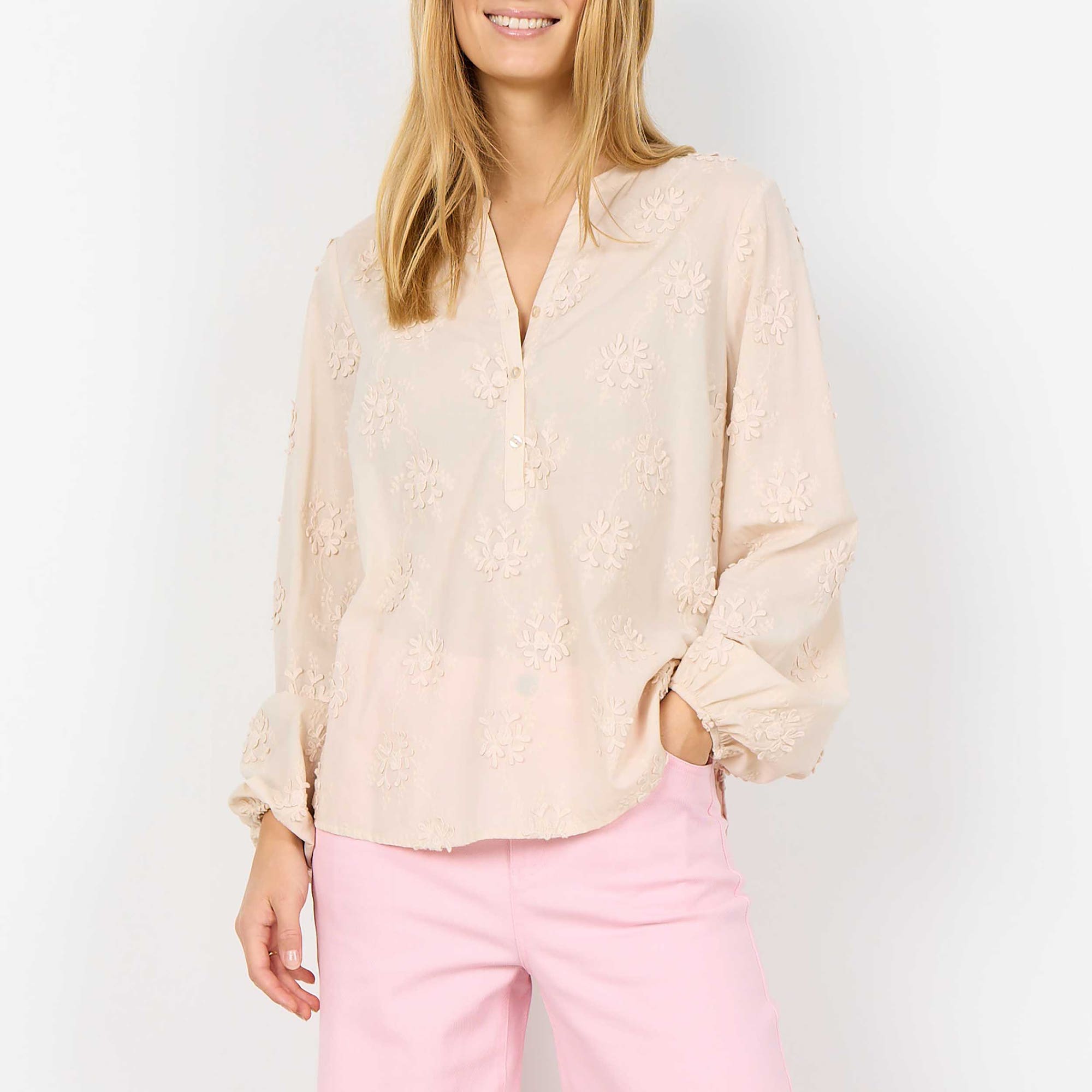 Blouse Femme beige