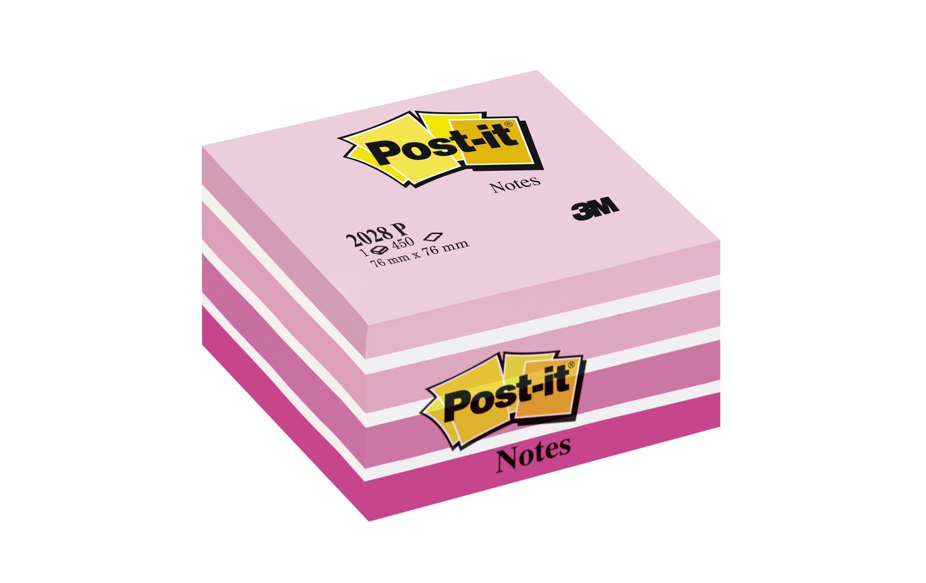 Notizzettel Post-it 7,6 x 7,6 cm Würfel FarbigFür alle Gelegenheiten