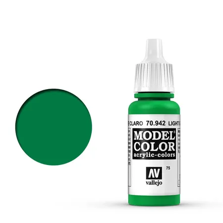 Vallejo Model Color770942 - Hellgrün, Matt, 17 ml