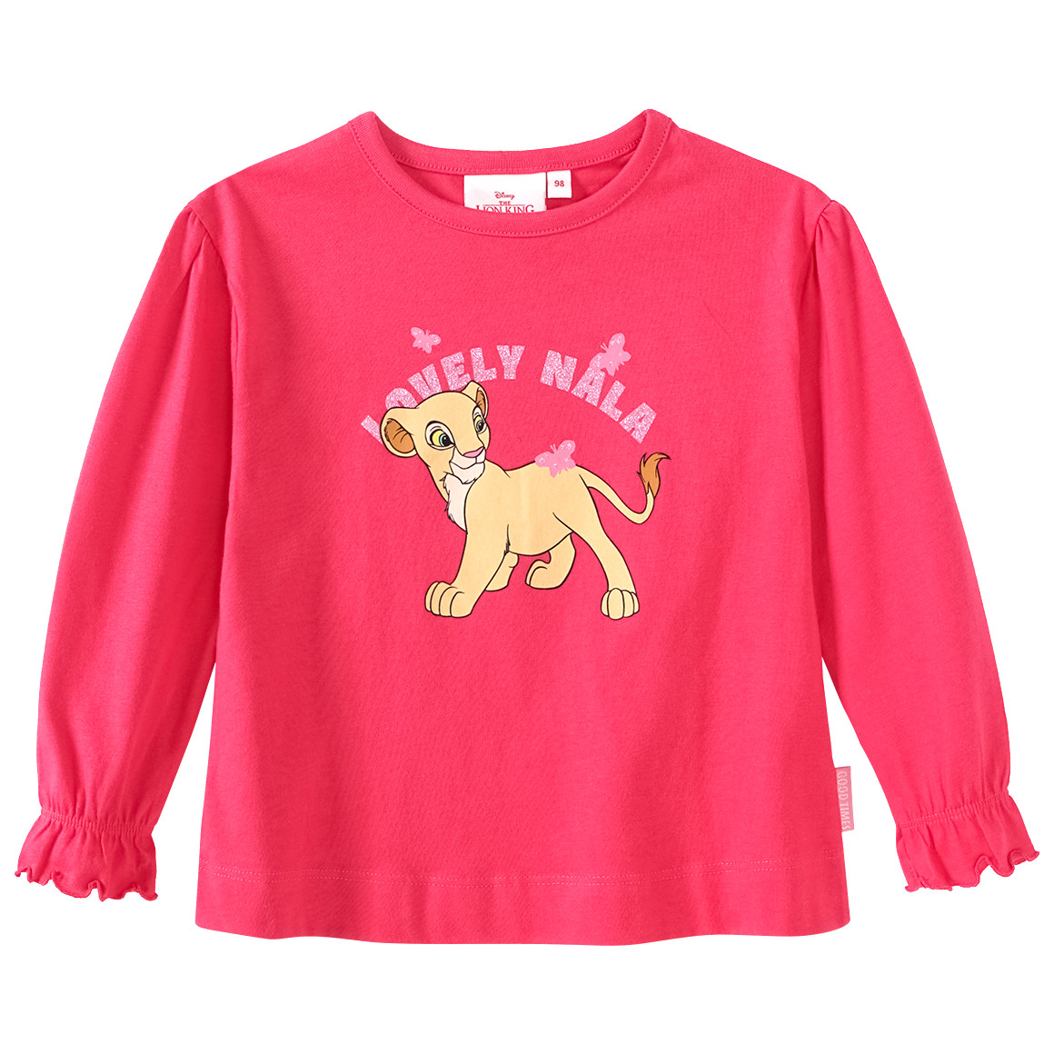 Topolino Der König der Löwen Langarmshirt mit Nala pink