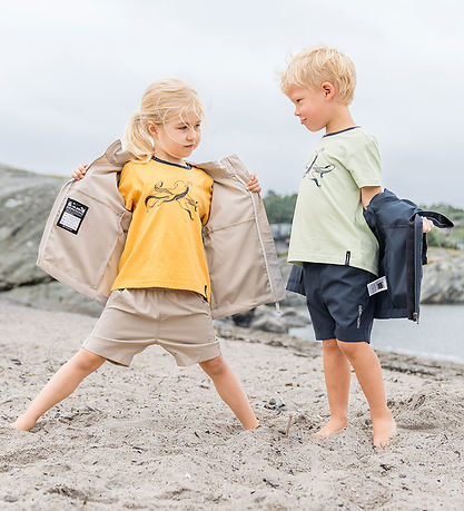 Didriksons Sommerjacke - Himbeere - Strandbeige