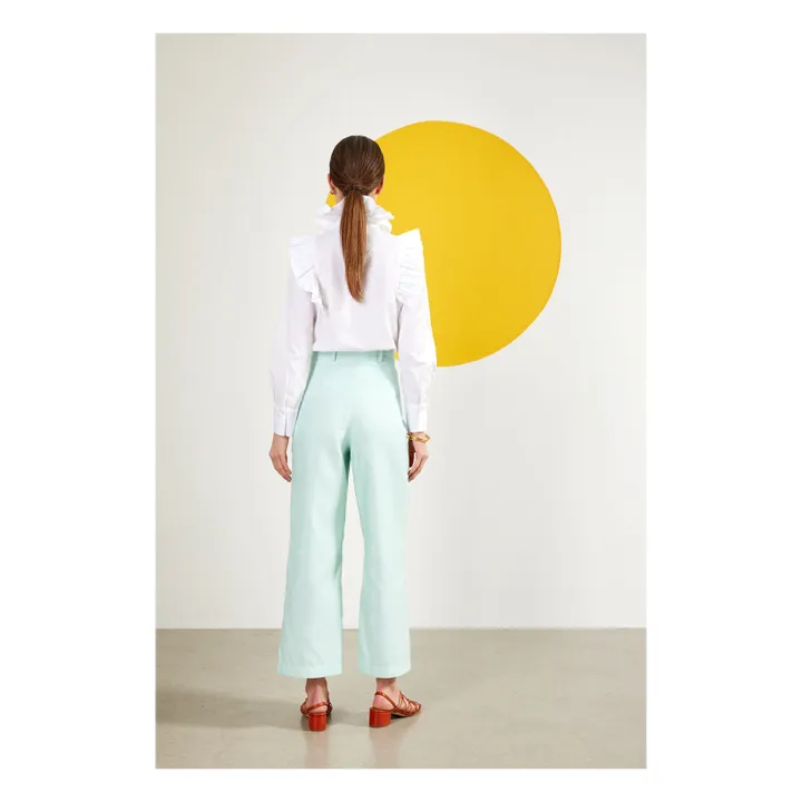 Maria de la Orden Pantalon Niza | Bleu