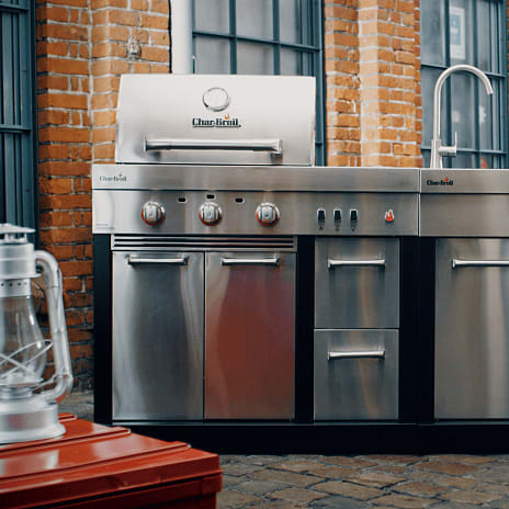 Char-Broil Ultimate 3200 Mok - stål