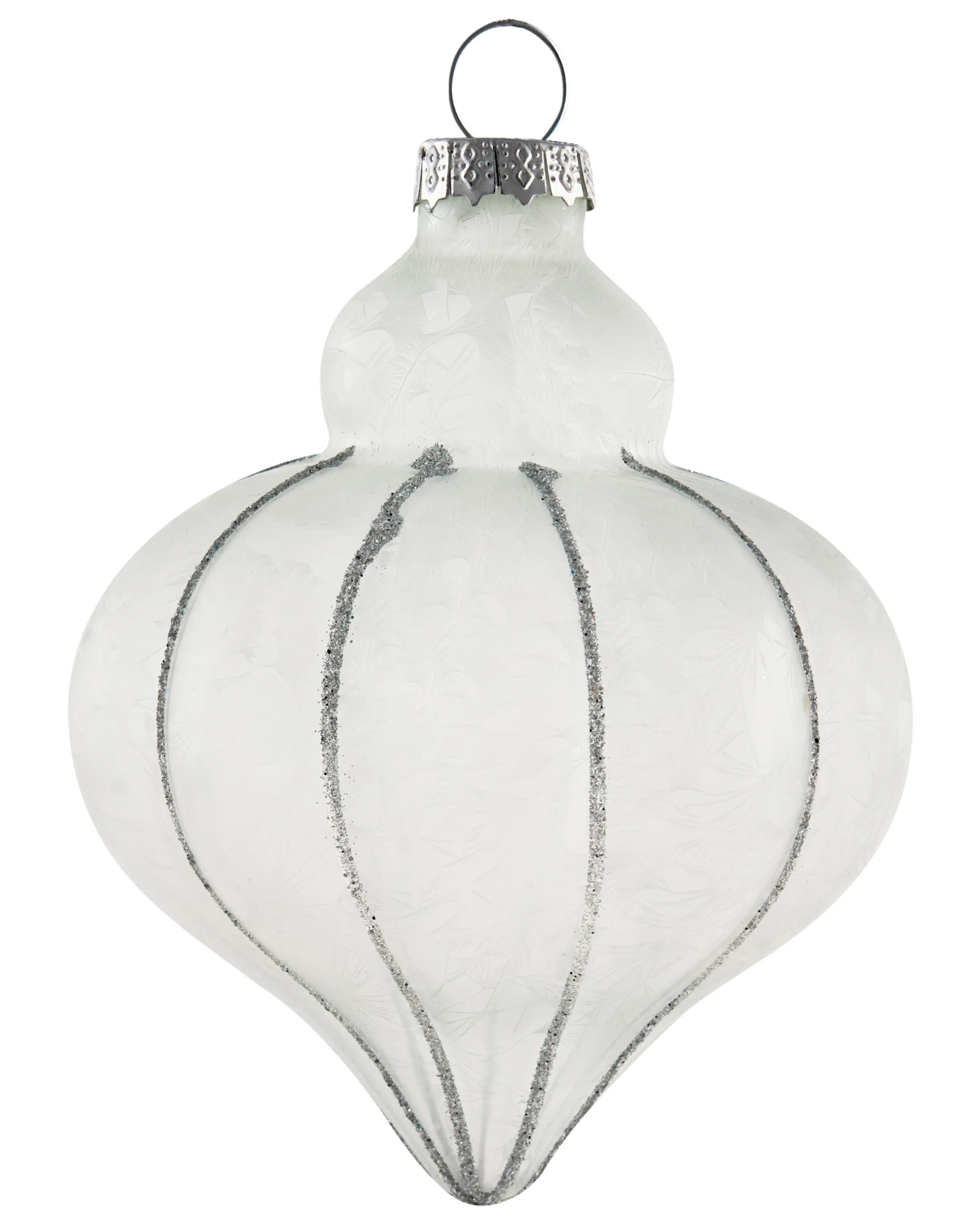 Set van 35 kerstballen SNOWFALL Glas Blauw