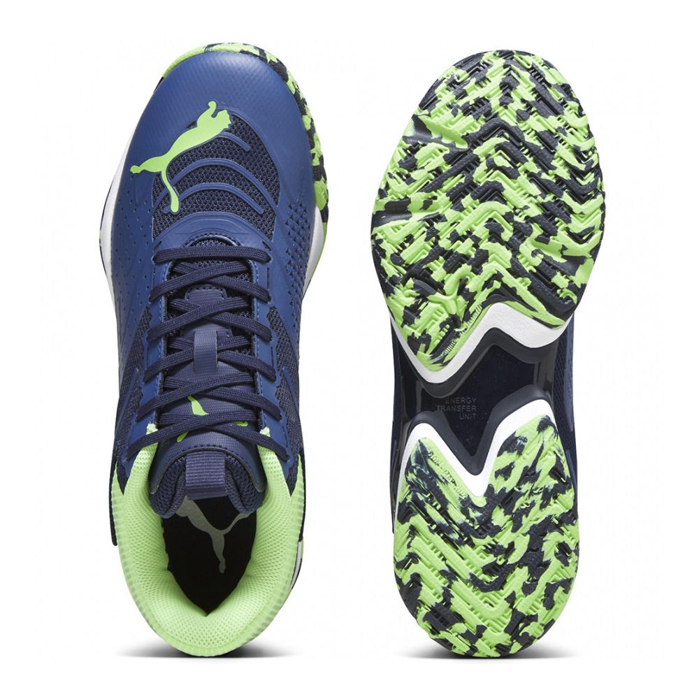 Puma SOLARATTACK RCT - Chaussures de padel Homme puma navy/fast yellow/puma white