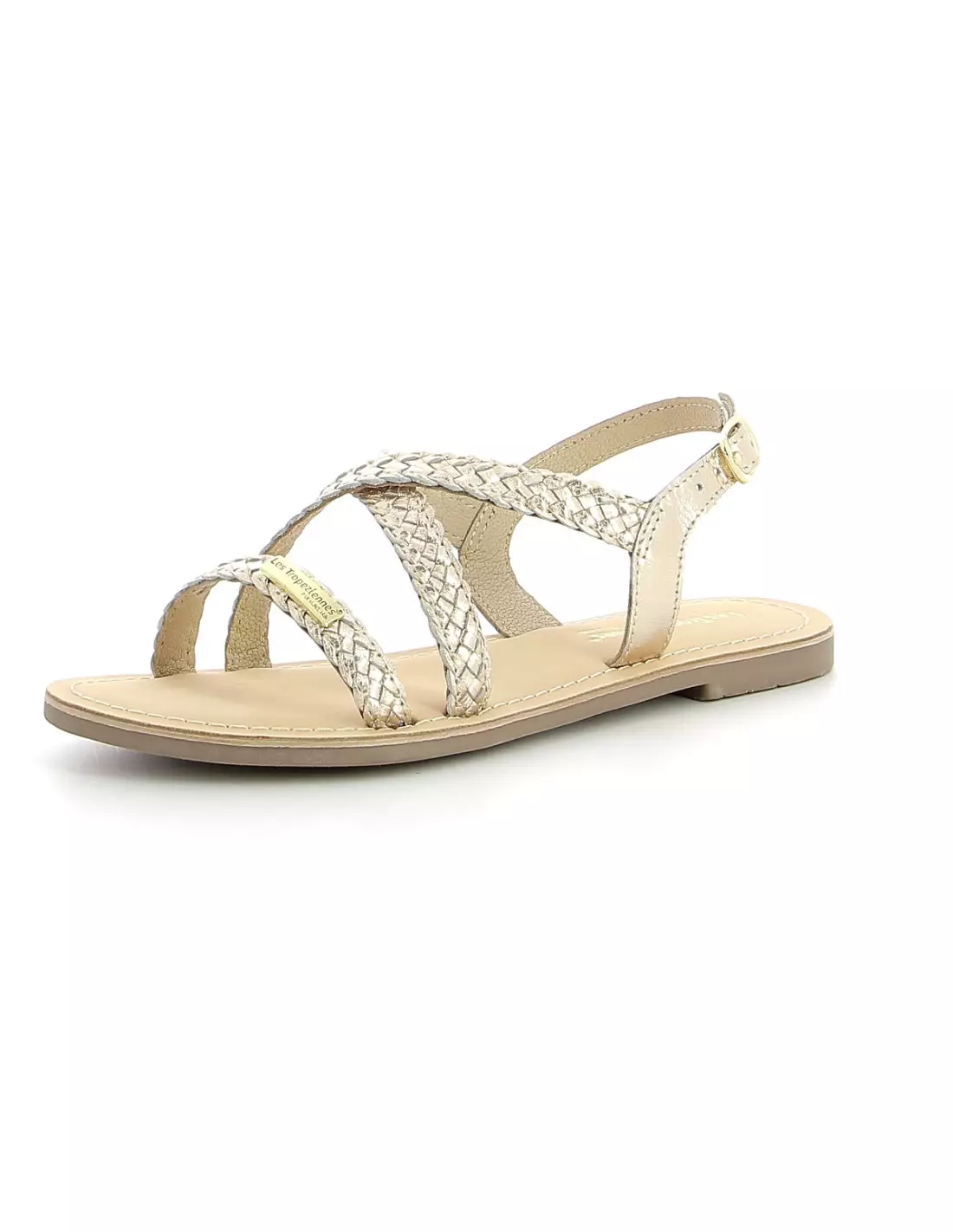 LES TROPEZIENNES DIAMS TRESSE - Sandales & nu-pieds Or