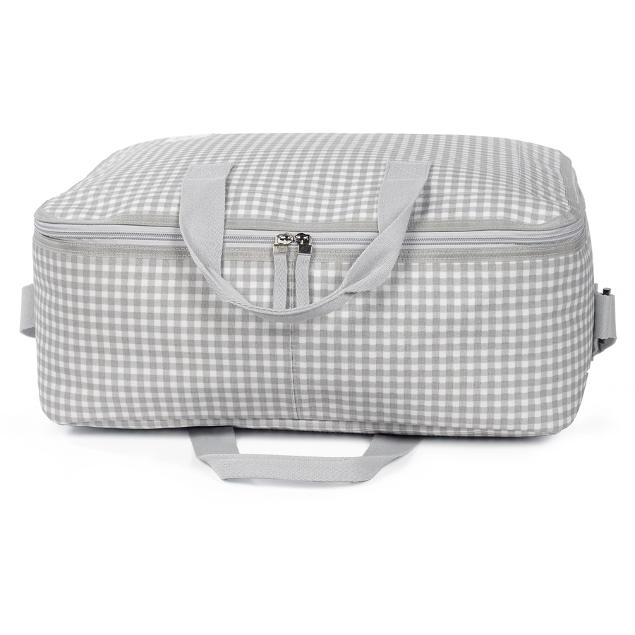 Walking Mum Koffer I Love Vichy grau