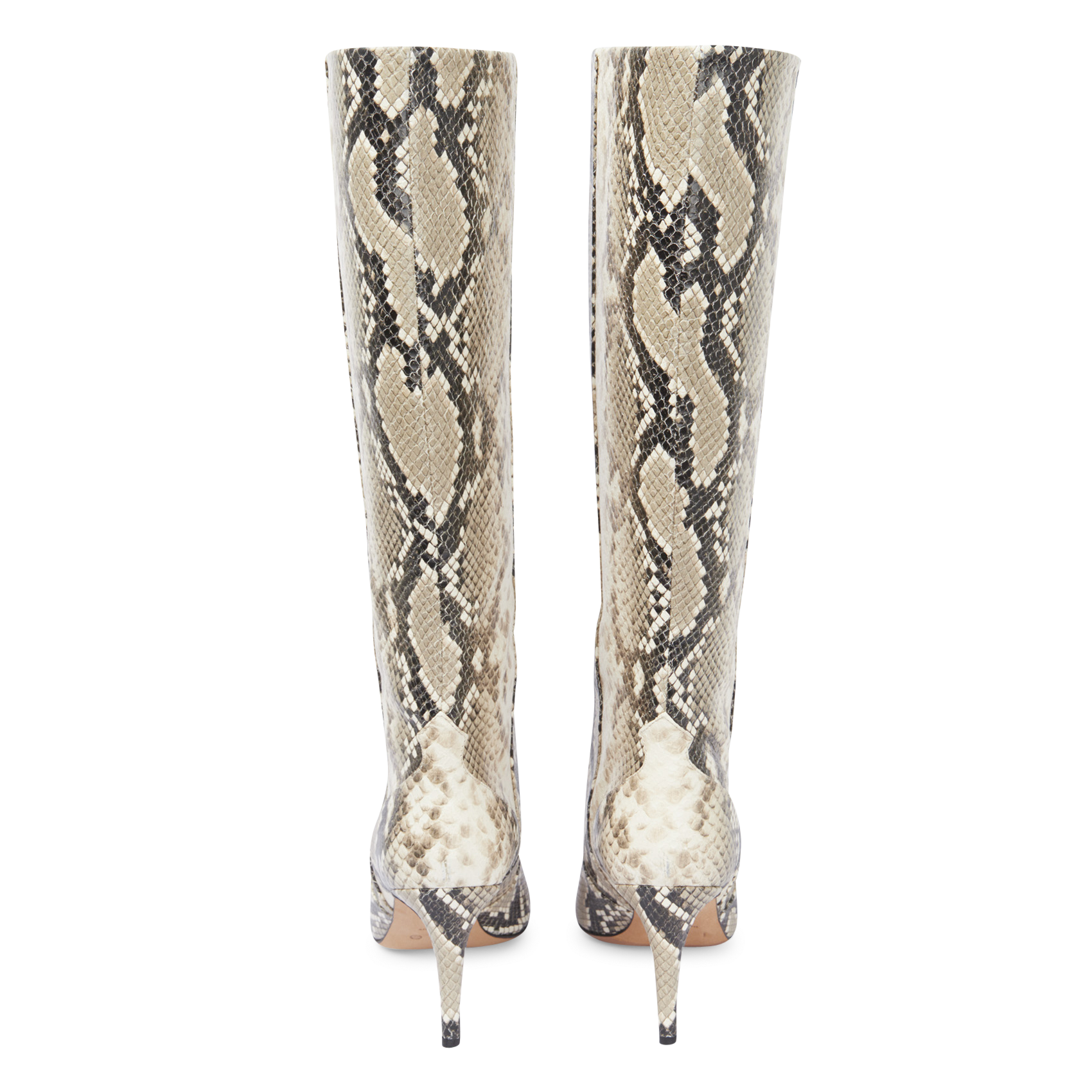 DAVYNPYT - Bottes en cuir | Beige