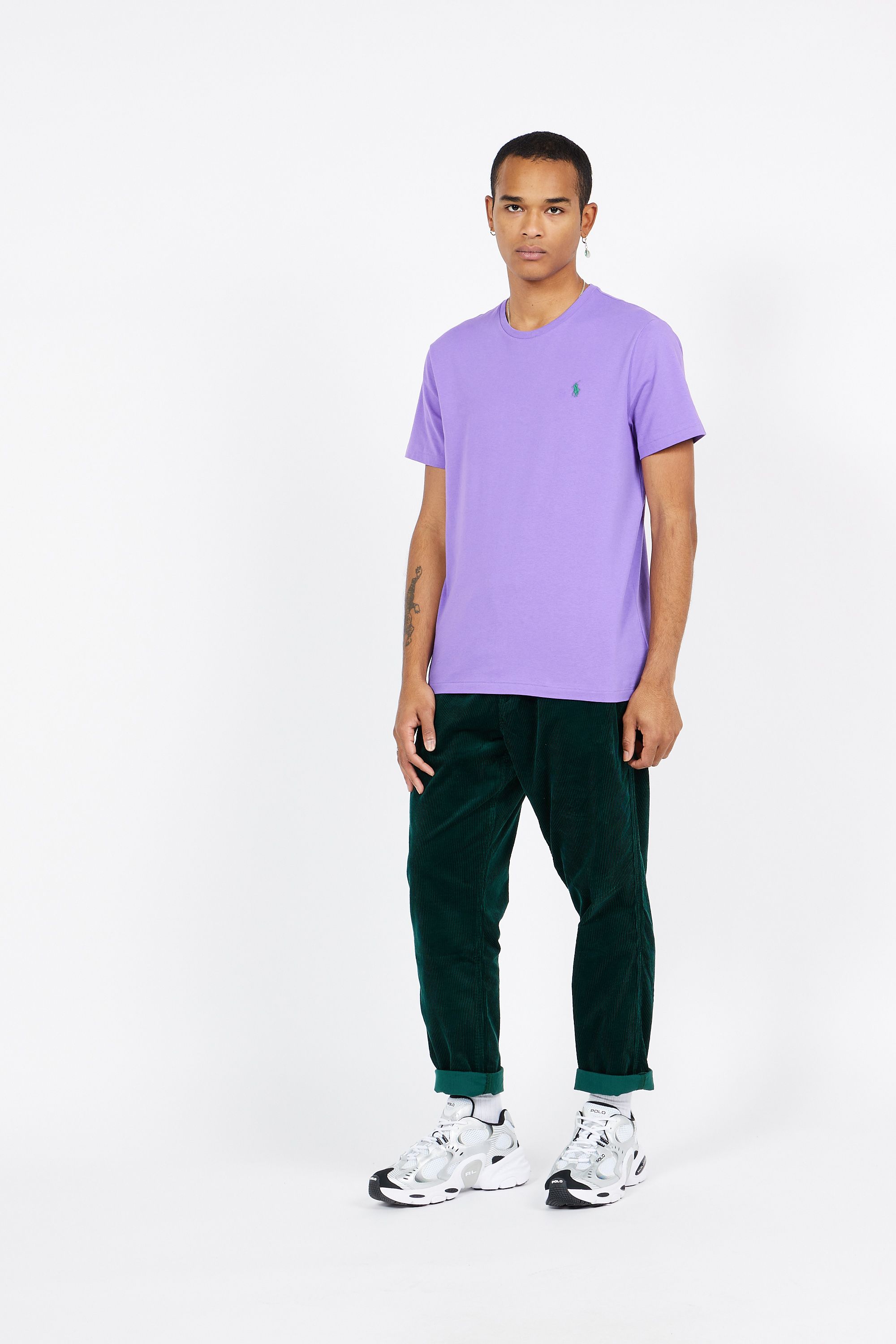 POLO RALPH LAUREN T-shirt  Custom Slim Fit Jersey Crewneck T-Shirt Violet