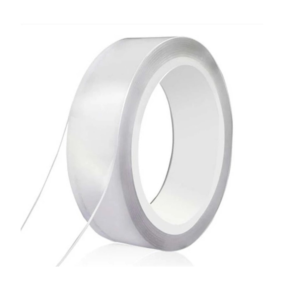 (2er Set) 20mmx5m Doppelseitiges Nano Klebeband Wasserdicht / Wiederverwendbar (Starke Klebekraft)