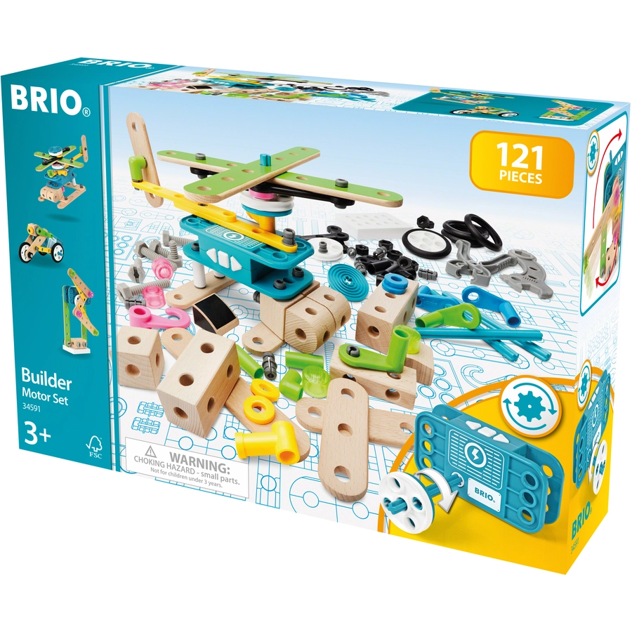 BRIO® Builder Motor-Konstruktionsset, 120-tlg.