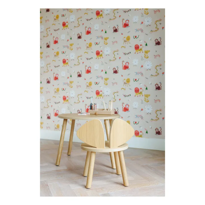 Nofred Papier-peint Monkey Fun - Marie Assénat x Nofred | Beige