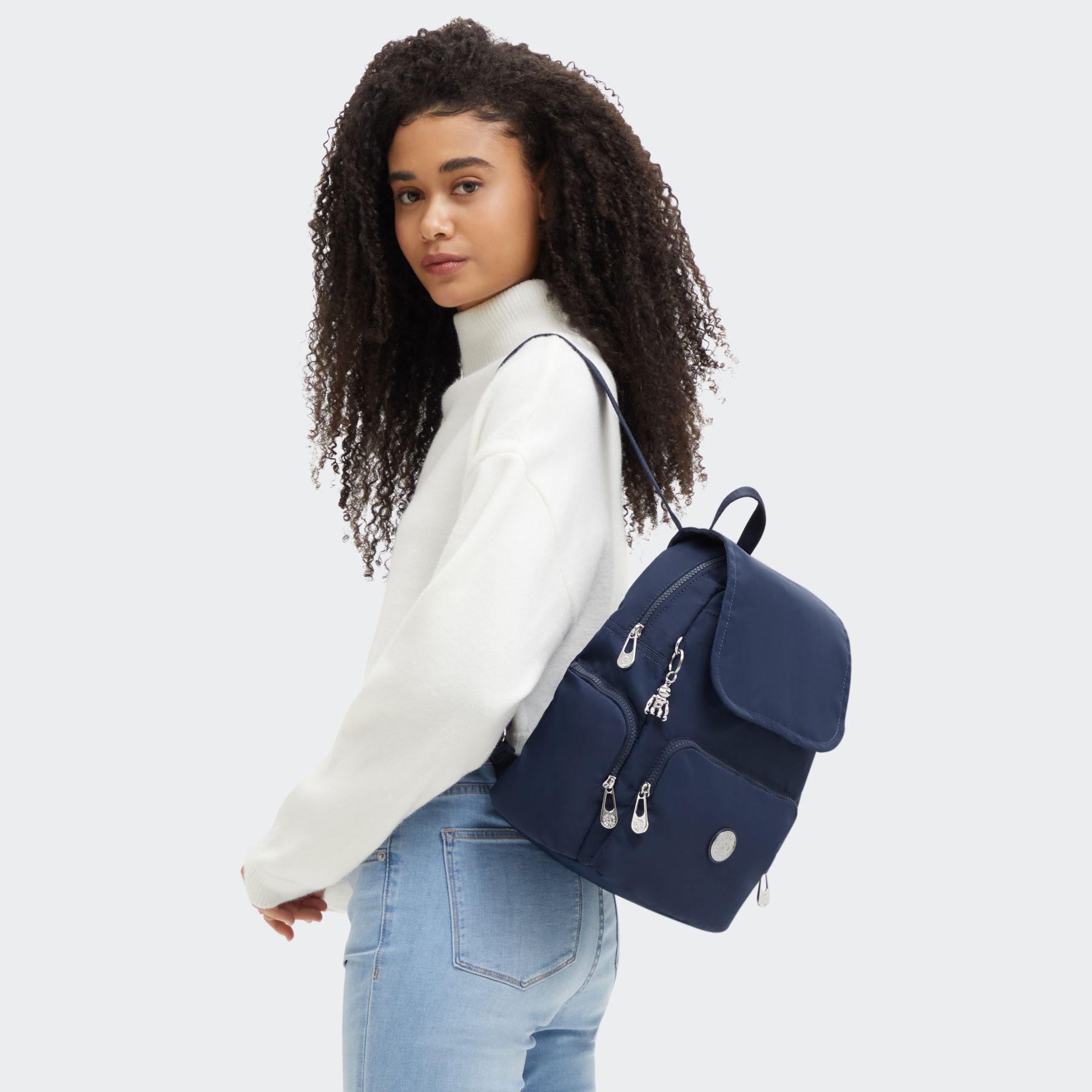 CITY ZIP S Petit sac à dos avec bretelles ajustables - Endless Blue