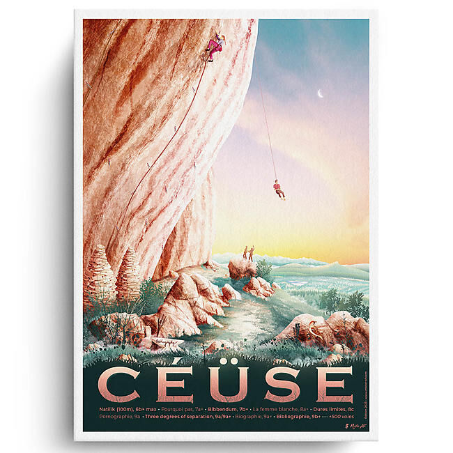 CEUSE AFFICHE A3 VINTAGE