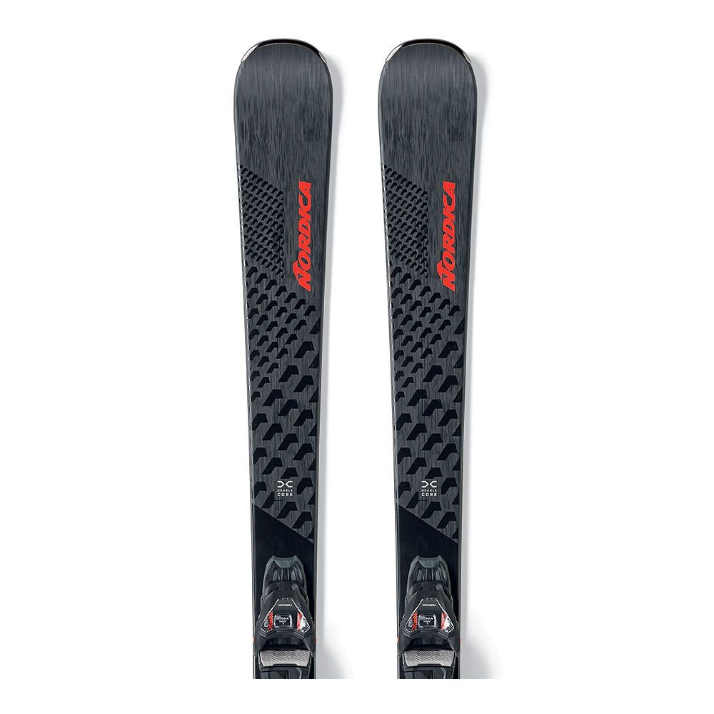 Nordica STEADFAST 85 DC FDT - Skis all mountain + Fixatons TPX 12 FDT black/black Homme noir/rouge/black/black