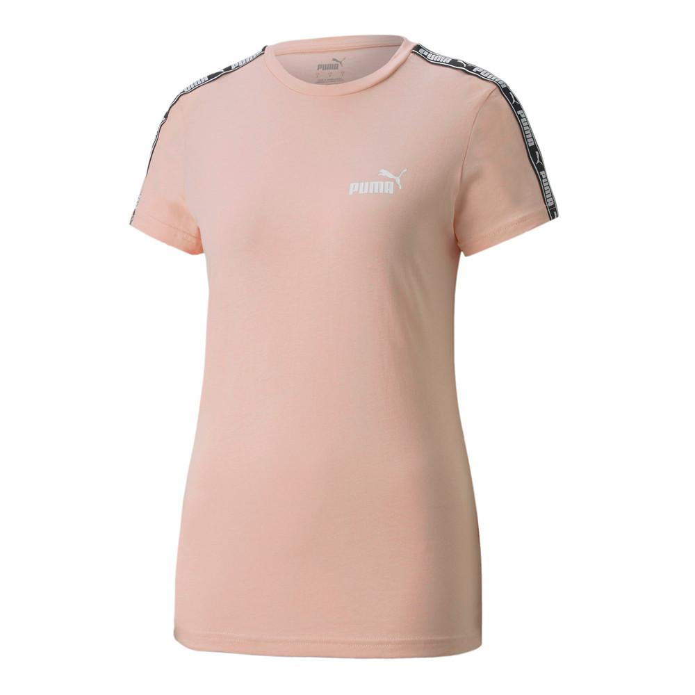 Puma T-shirt Rose Femme Puma Tape