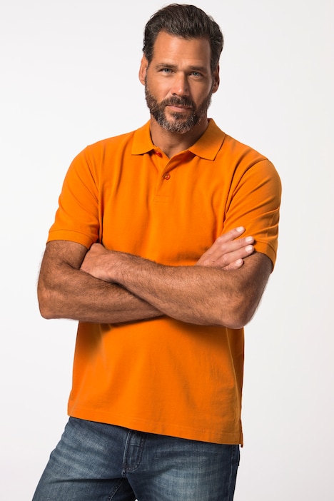 Poloshirt, Basic, Halbarm, Piqué, bis 10XL