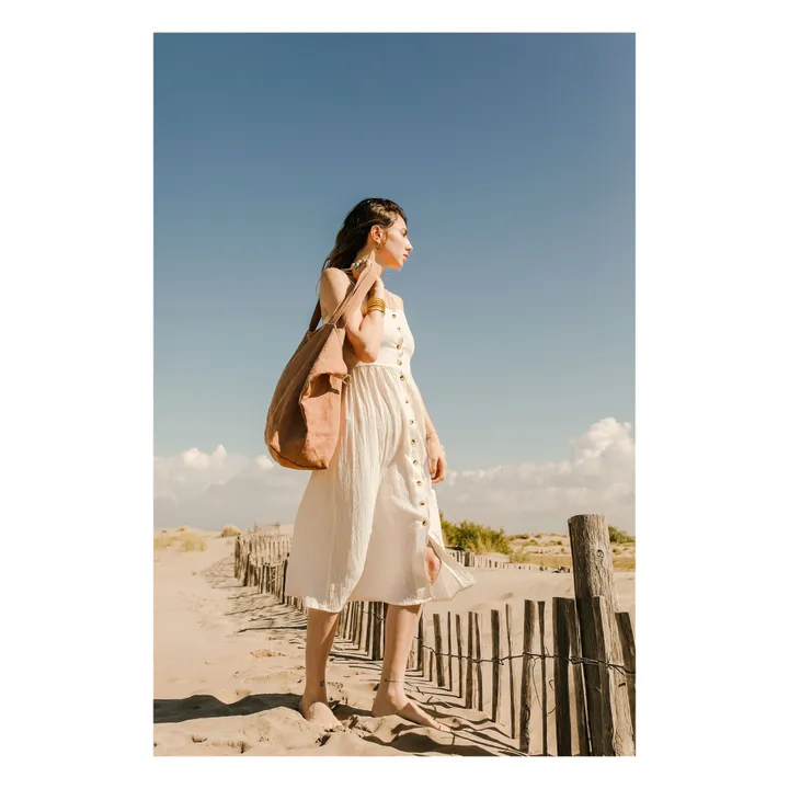 Adorna Sac week-end en lin | Terracotta