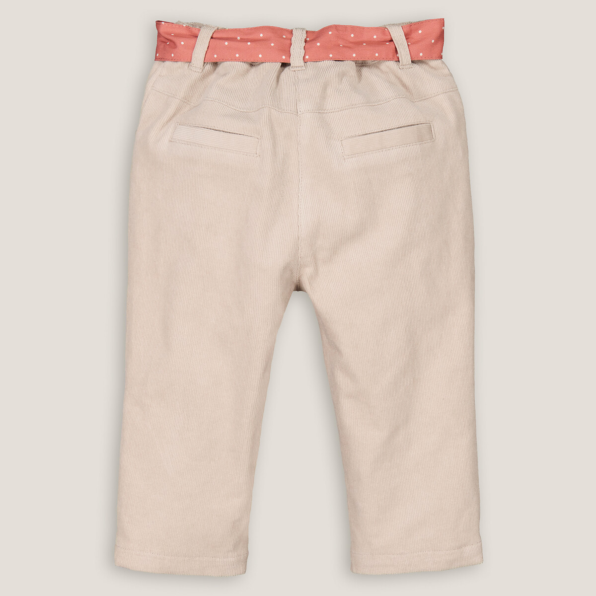 COLEÇÃO LA REDOUTE<br>Calças de veludo com forro de malha
