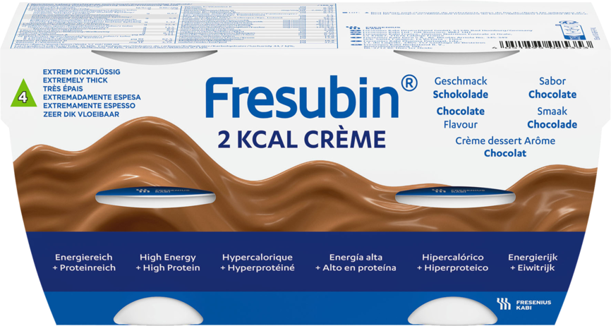 Fresubin 2KCAL næringskrem sjokolade 4x125 g