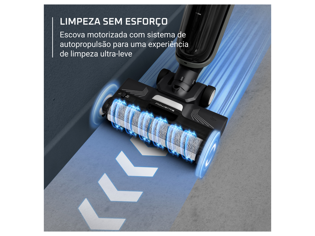 MÁQUINA LIMPEZA ROWENTA GZ5035WO WET&DRY X-CLEAN 4 LAVA E ASPIRA