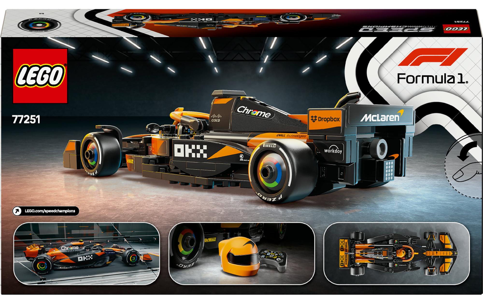 Speed Champions McLaren F1 Team MCL38 Rennauto 77251Lego-Rennwagen