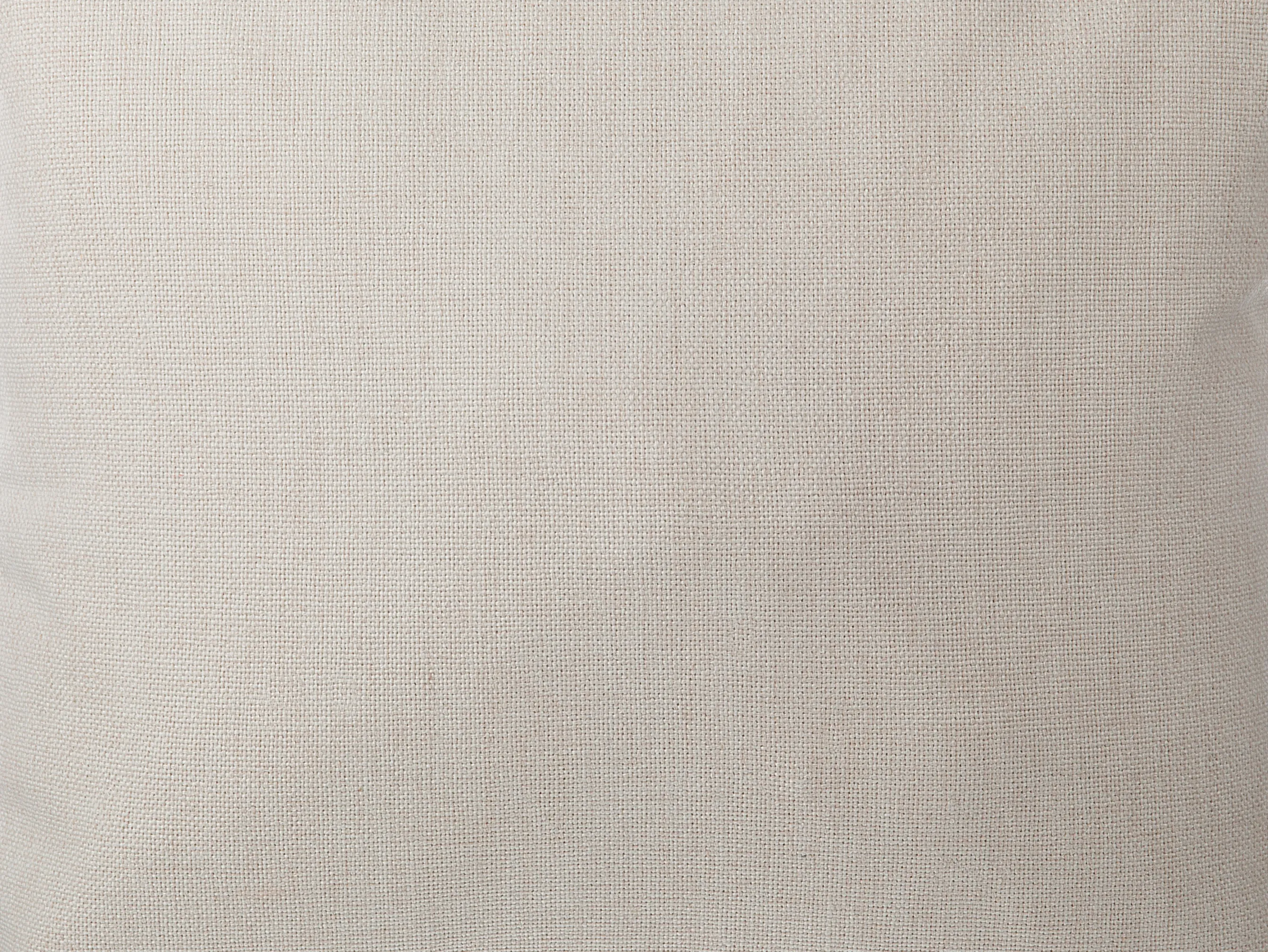 Set van 2 sierkussens GAURA 45 x 45 cm Lichtbeige effen
