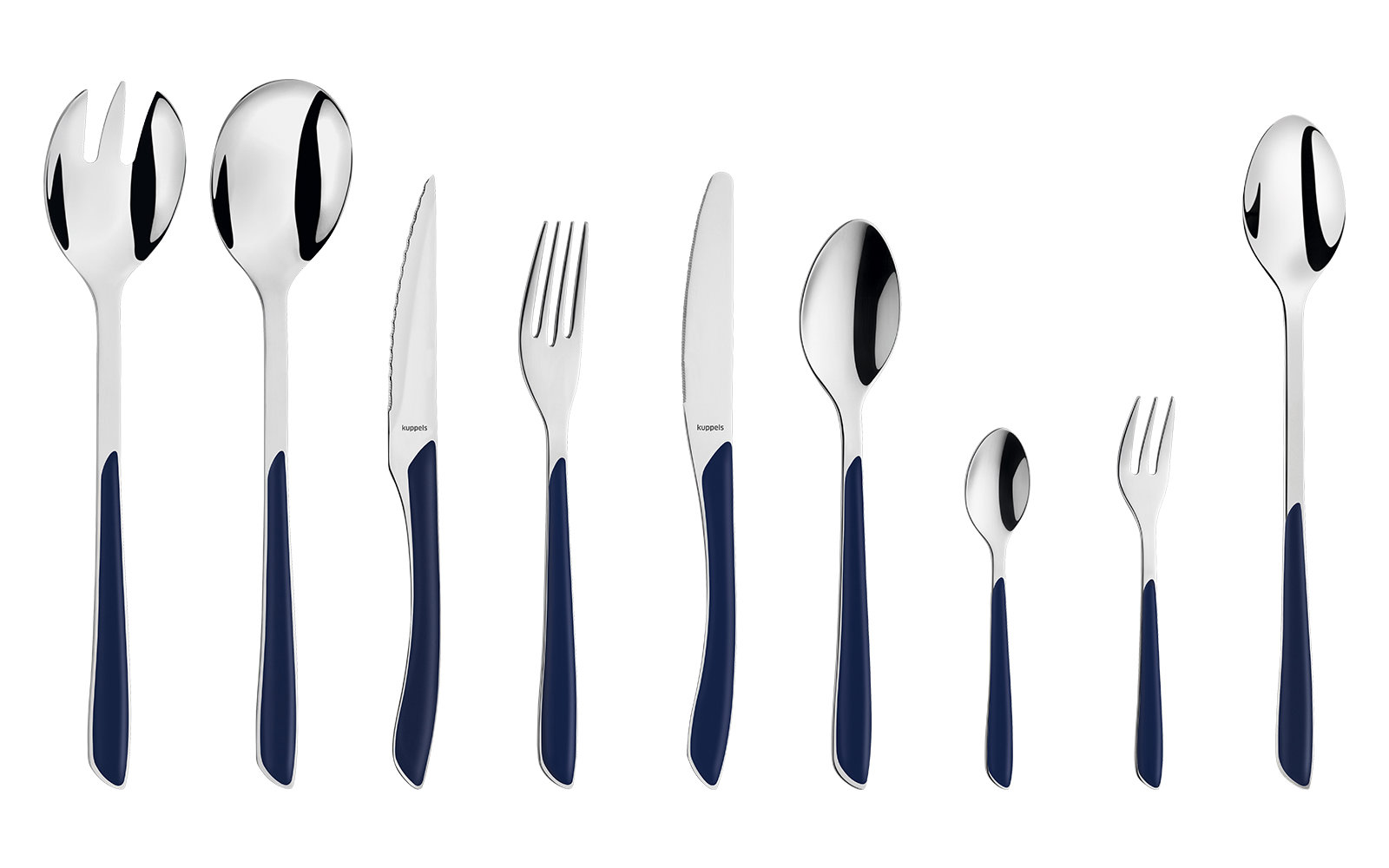 Kuppels Prisma Besteckset 44 teilig anthrazit