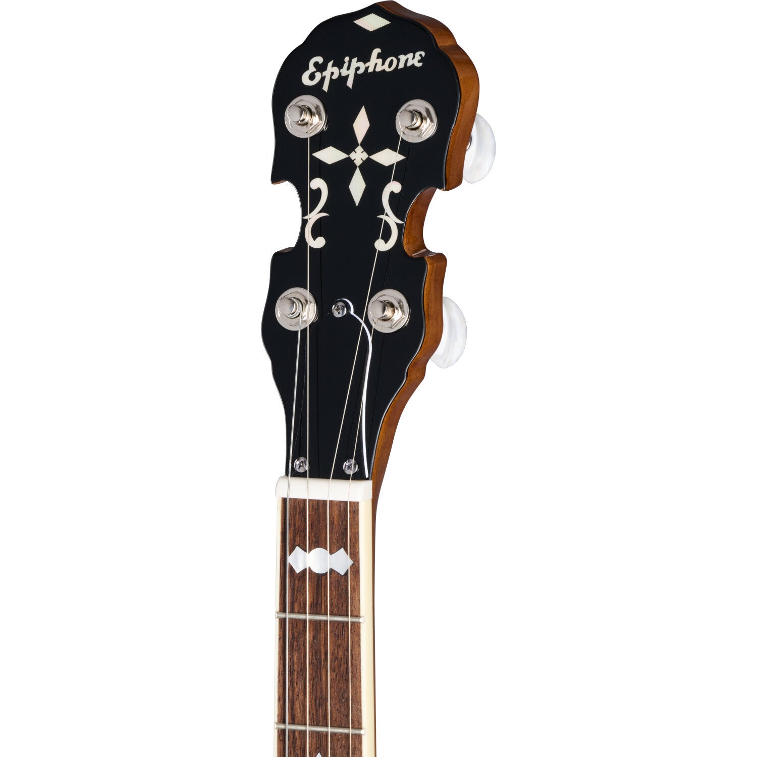 Epiphone Mastertone Classic Banjo Natural 5-snarige banjo met hardshell koffer