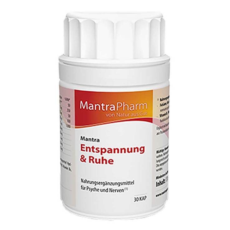 Mantra Entspannung & Ruhe Kapseln, 30 St