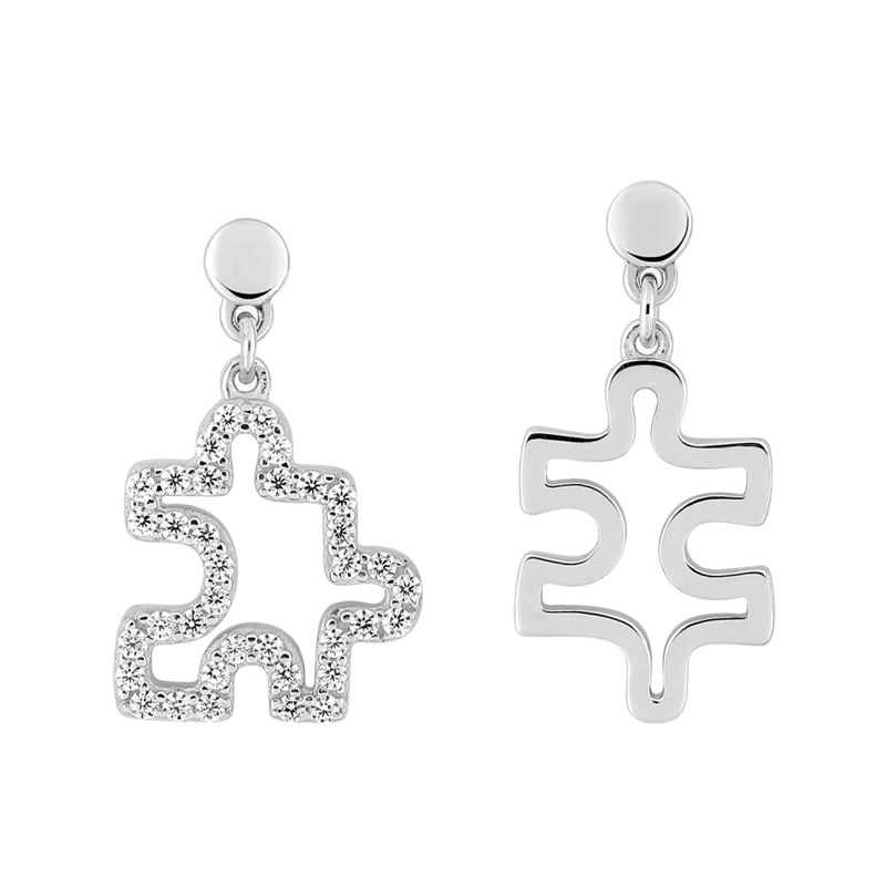 Boucles d'oreilles Femme - Oxyde de zirconium - Argent 925