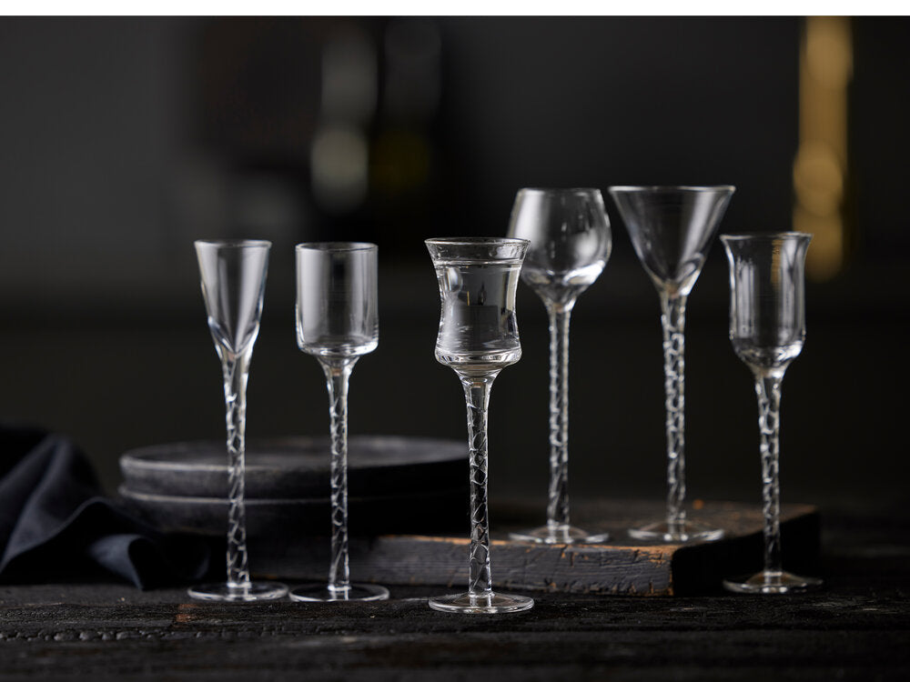Lyngby Glas  Rom snapseglas - 6 stk.