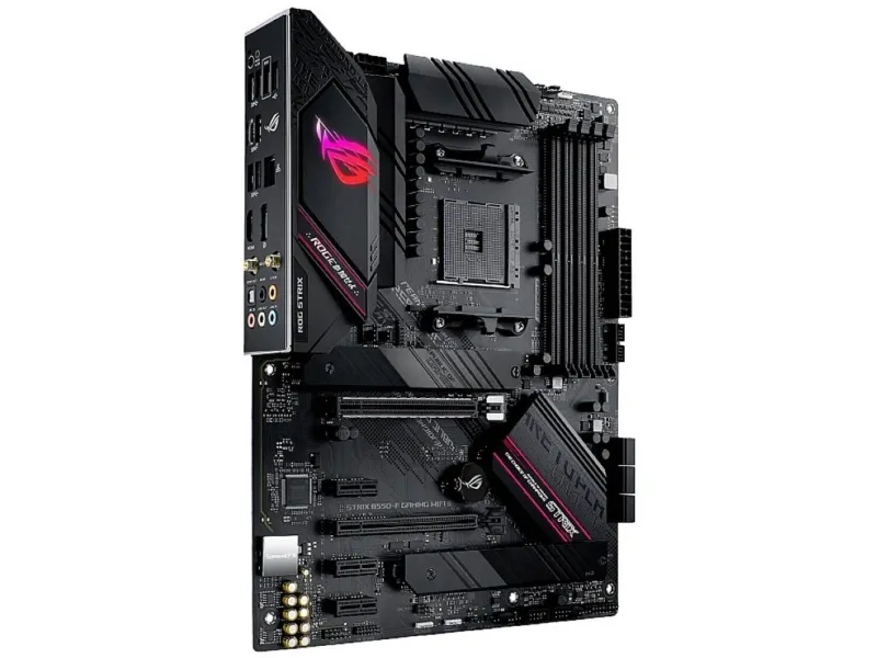 ASUS ROG STRIX B550-F GAMING WIFI II - Bundkort - ATX - Socket AM4 - AMD B550 Chipset - USB-C Gen2, USB 3.2 Gen 1, USB 3.2 Gen 2 - 2.5 Gigabit LAN, Wi-Fi 6, Bluetooth - onboard grafik (CPU påkrævet) - HD Audio (8-kanaler)