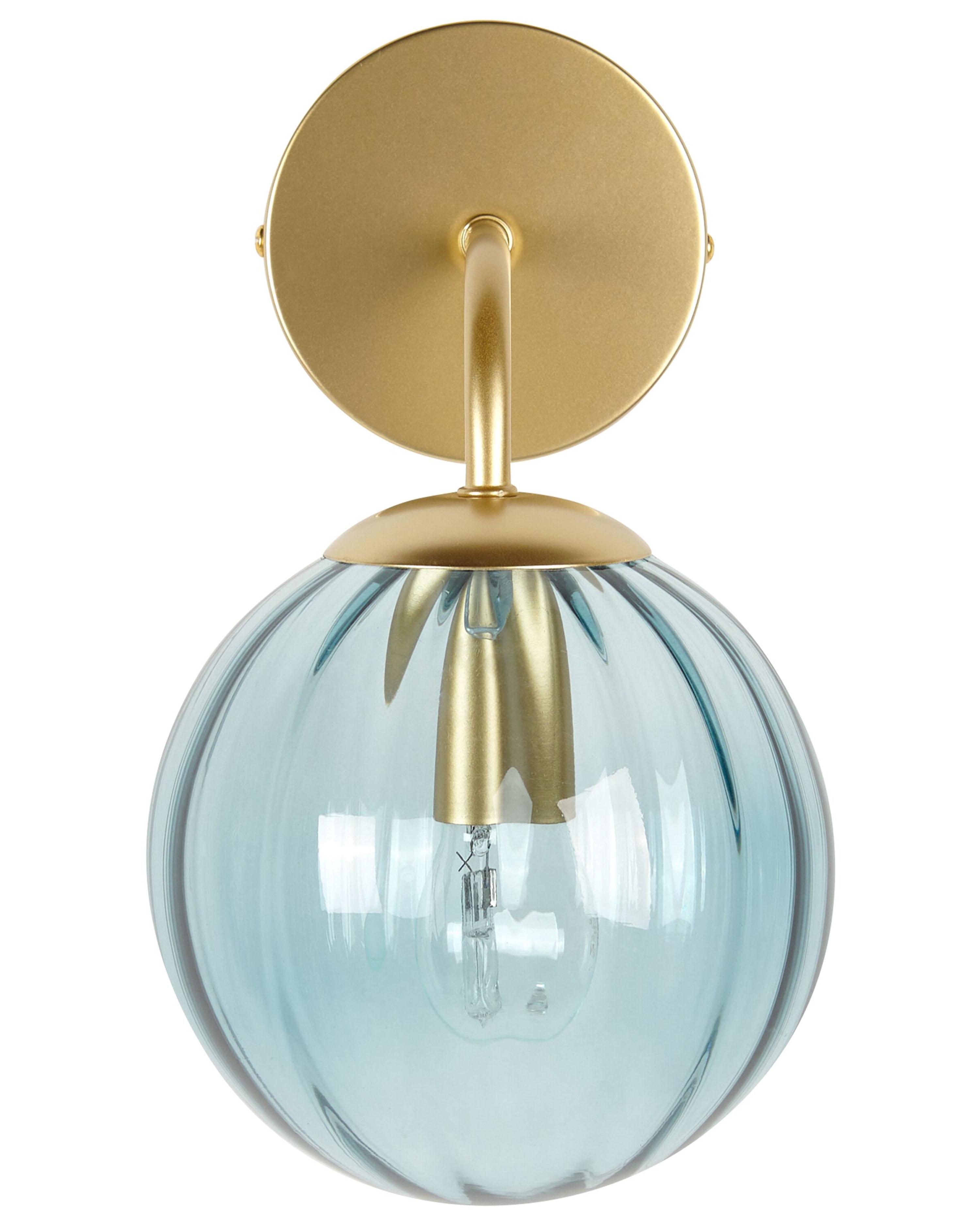 Wandlamp BOOMI Metaal Blauw