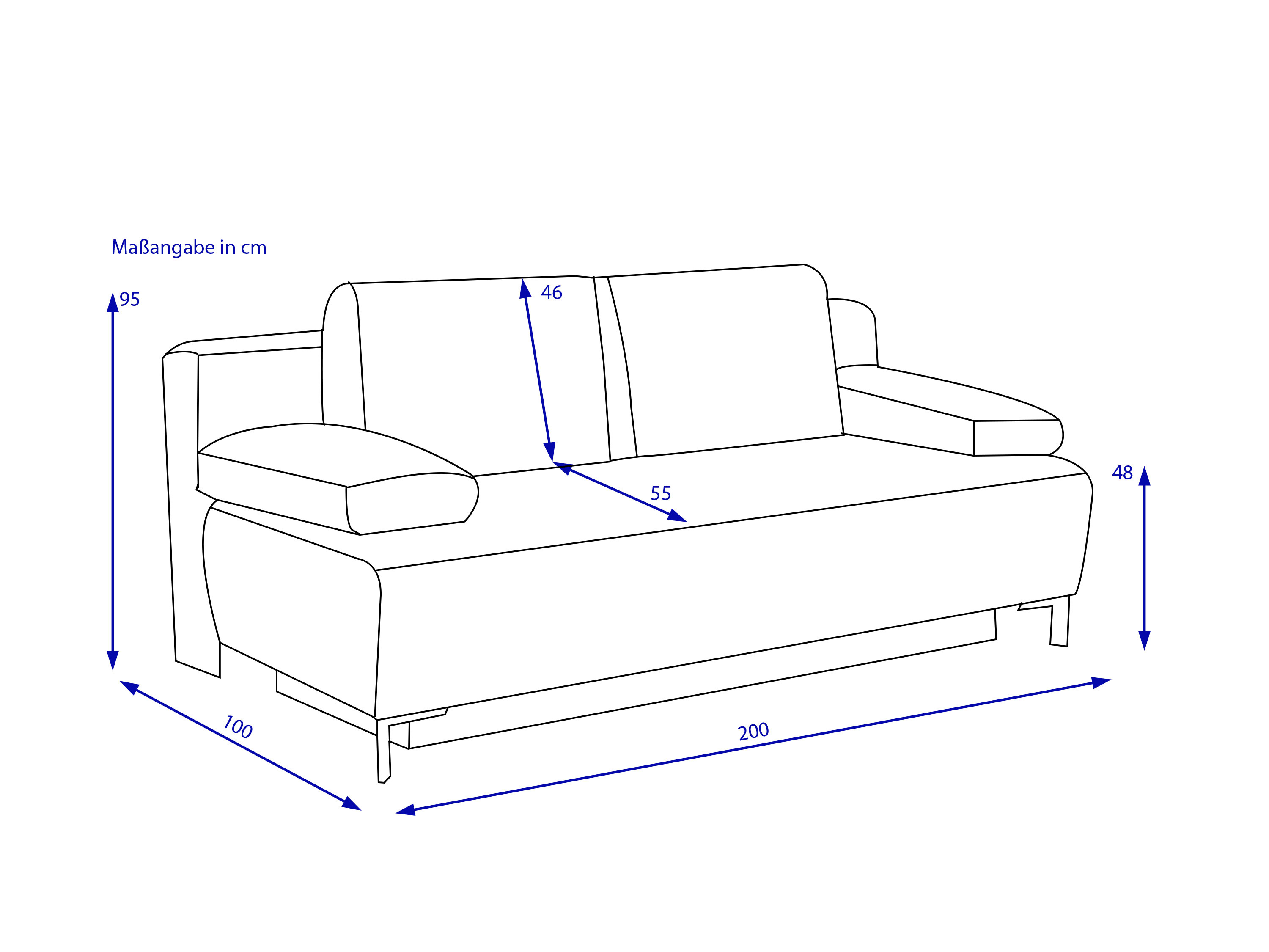 Schlafsofa Elastoform ROSI