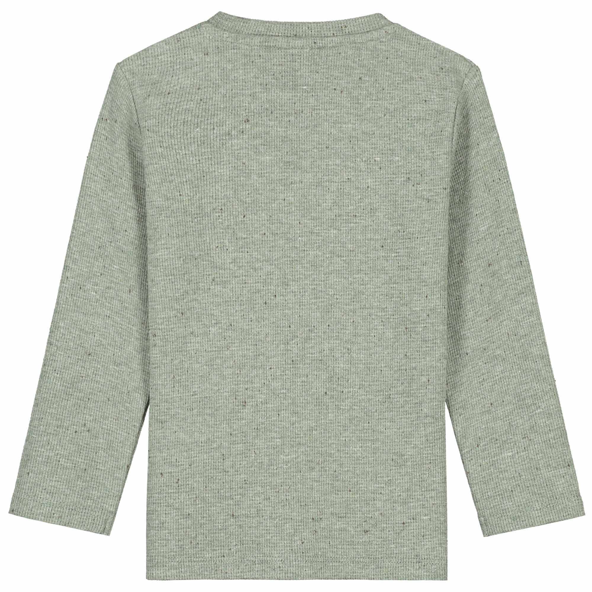 Prénatal peuter shirt lange mouwen effen groen