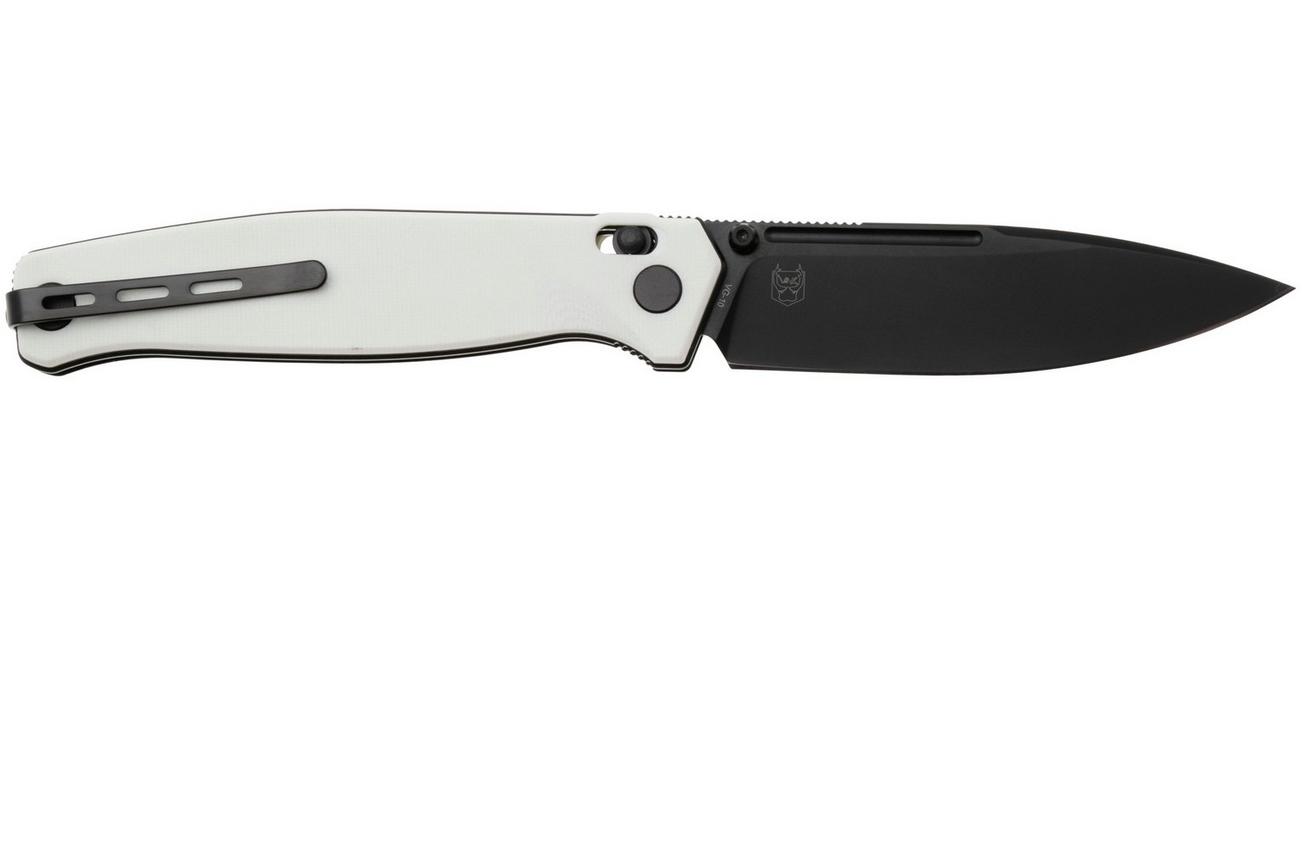 Real Steel Huginn 7652WB PVD VG10, White G10, zakmes