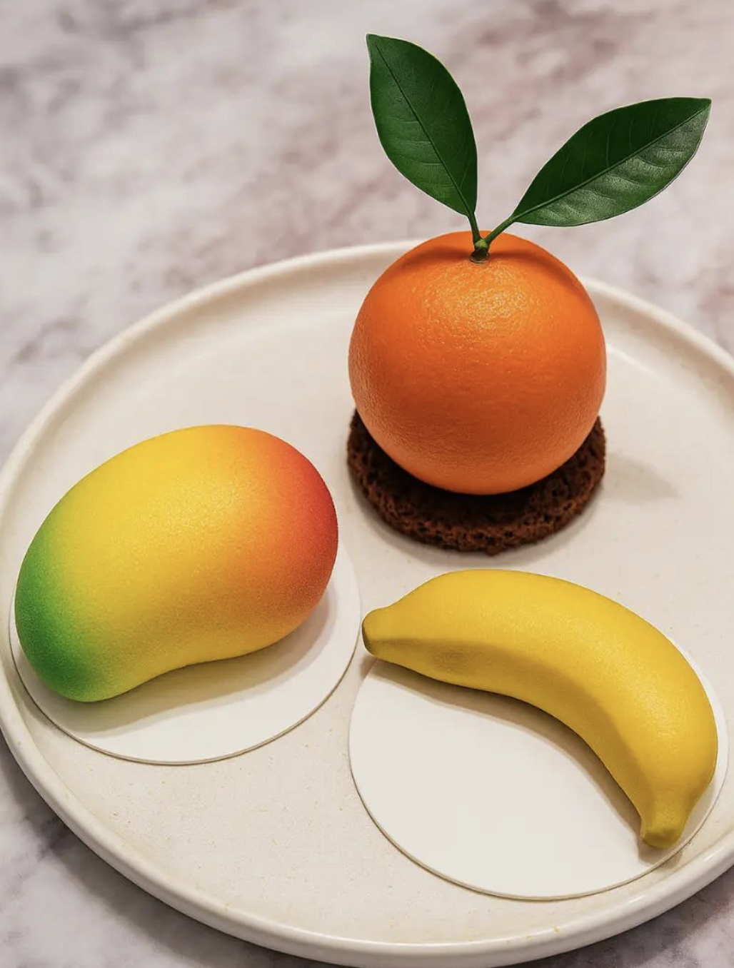 (8-fach) Silikon Trend Früchte Kuchen Form DIY Gussform für Virale Frucht Desserts - Pinienkern