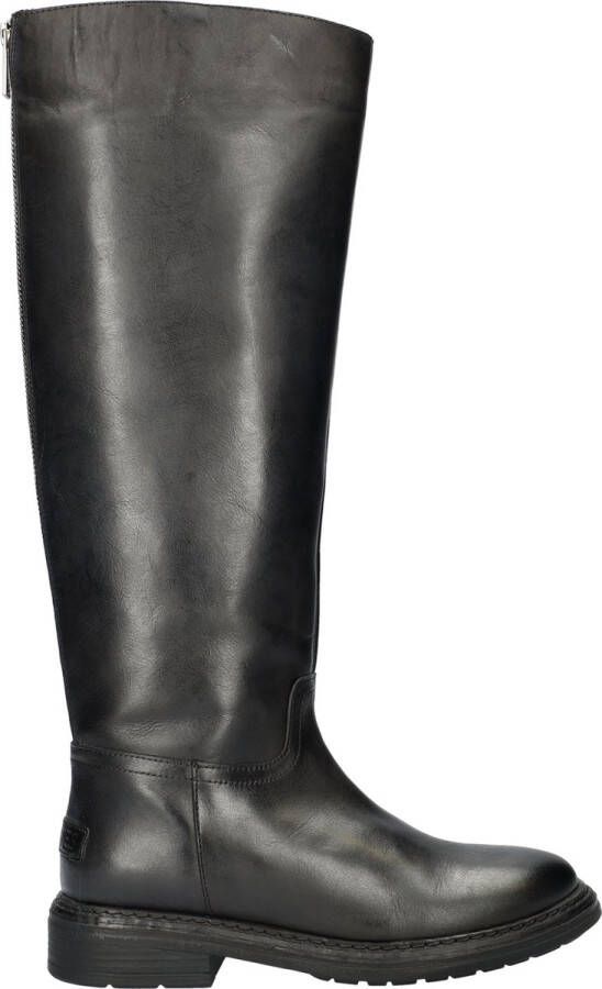 SHABBIES Hoge Laarzen Dames Duck Tala Maat: 39 Materiaal: Leer Kleur: Zwart