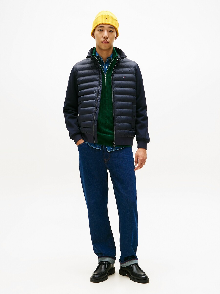 TOMMY HILFIGER<br>Jaqueta híbrida para a estação de transição