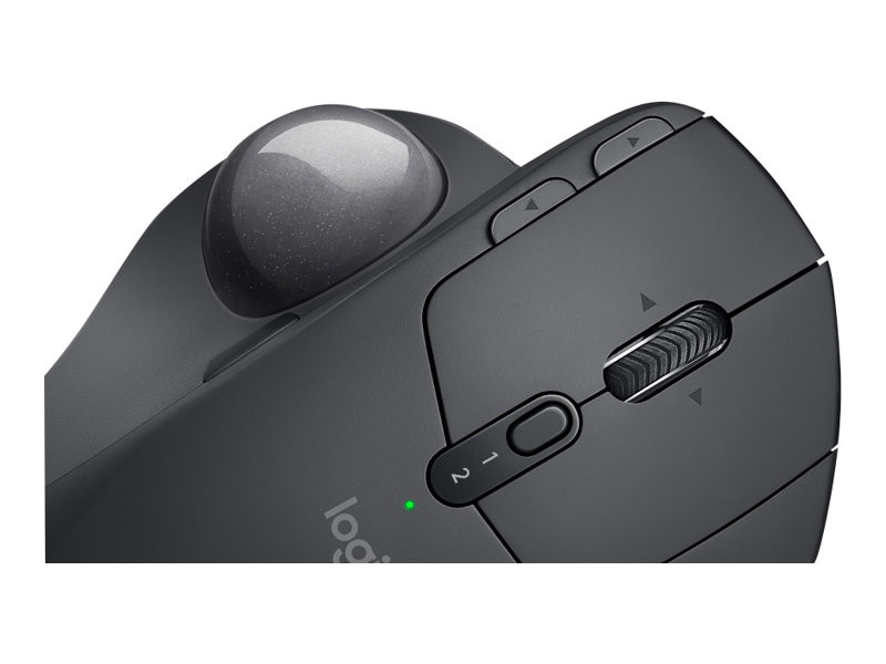 Logitech - MX Ergo Graphite Wireless Trackball