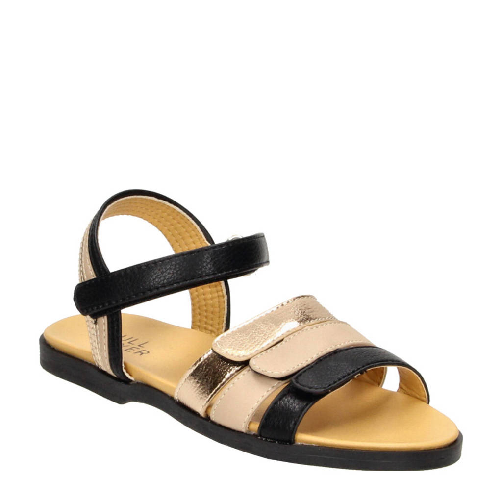bullboxer sandalen zwart/lichtroze