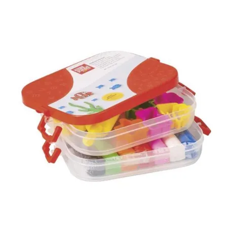 Knorr Prandell Kinderknete in praktischer Box mit Zubehör, 21-teilig