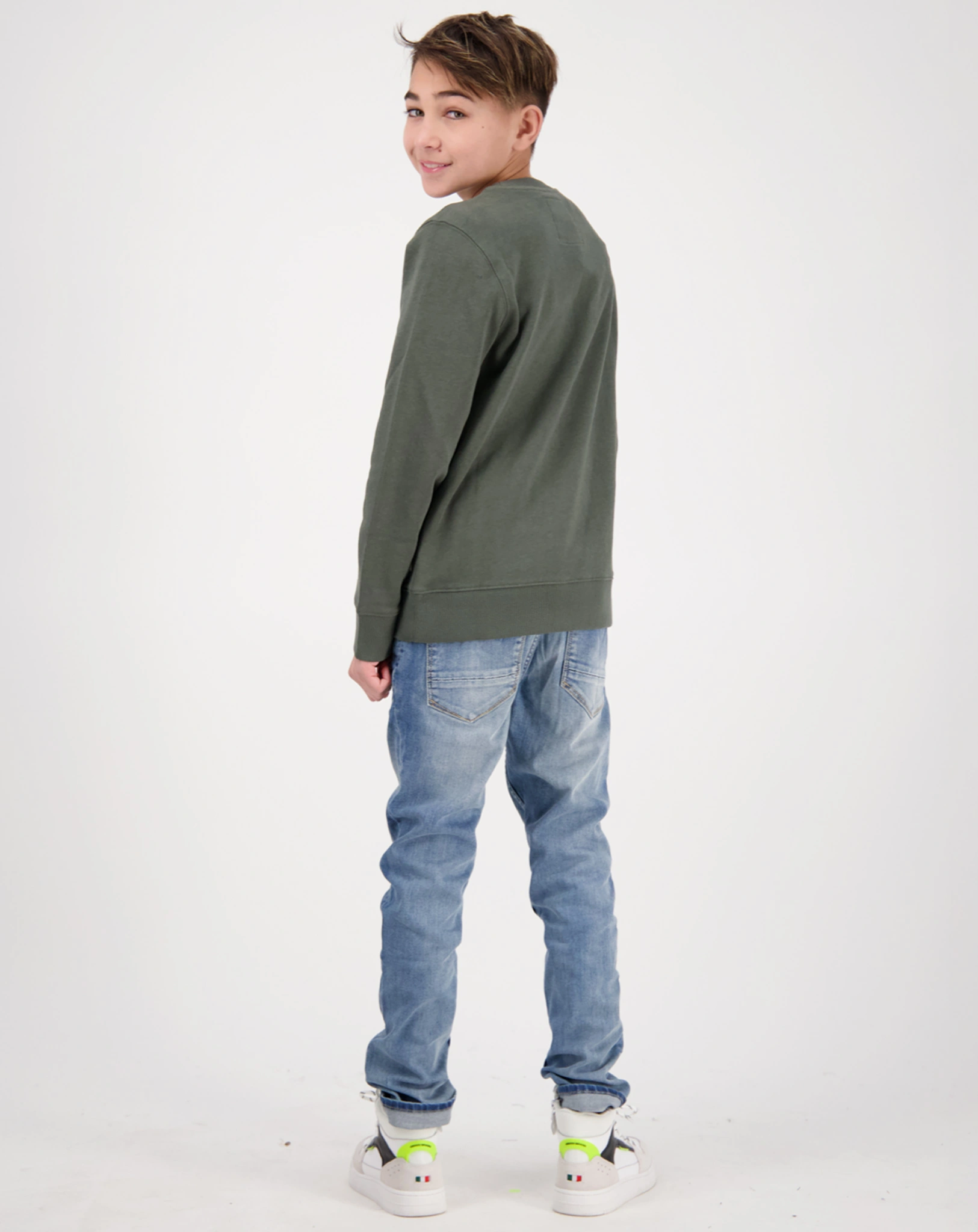 Sweatshirt NESTER in urban green