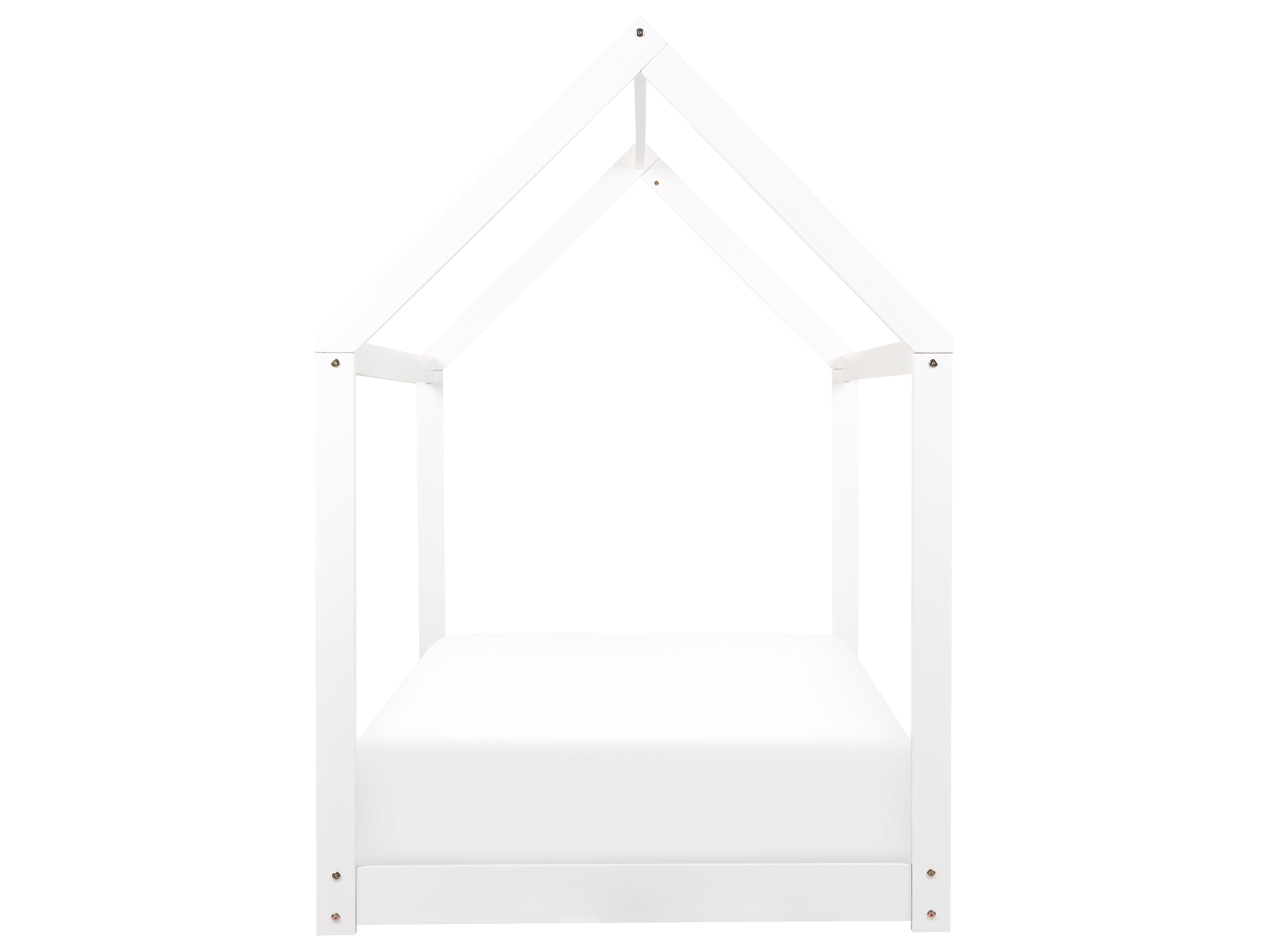 Kinderbed Huis Dennenhout TOSSE 90 x 200 cm Wit