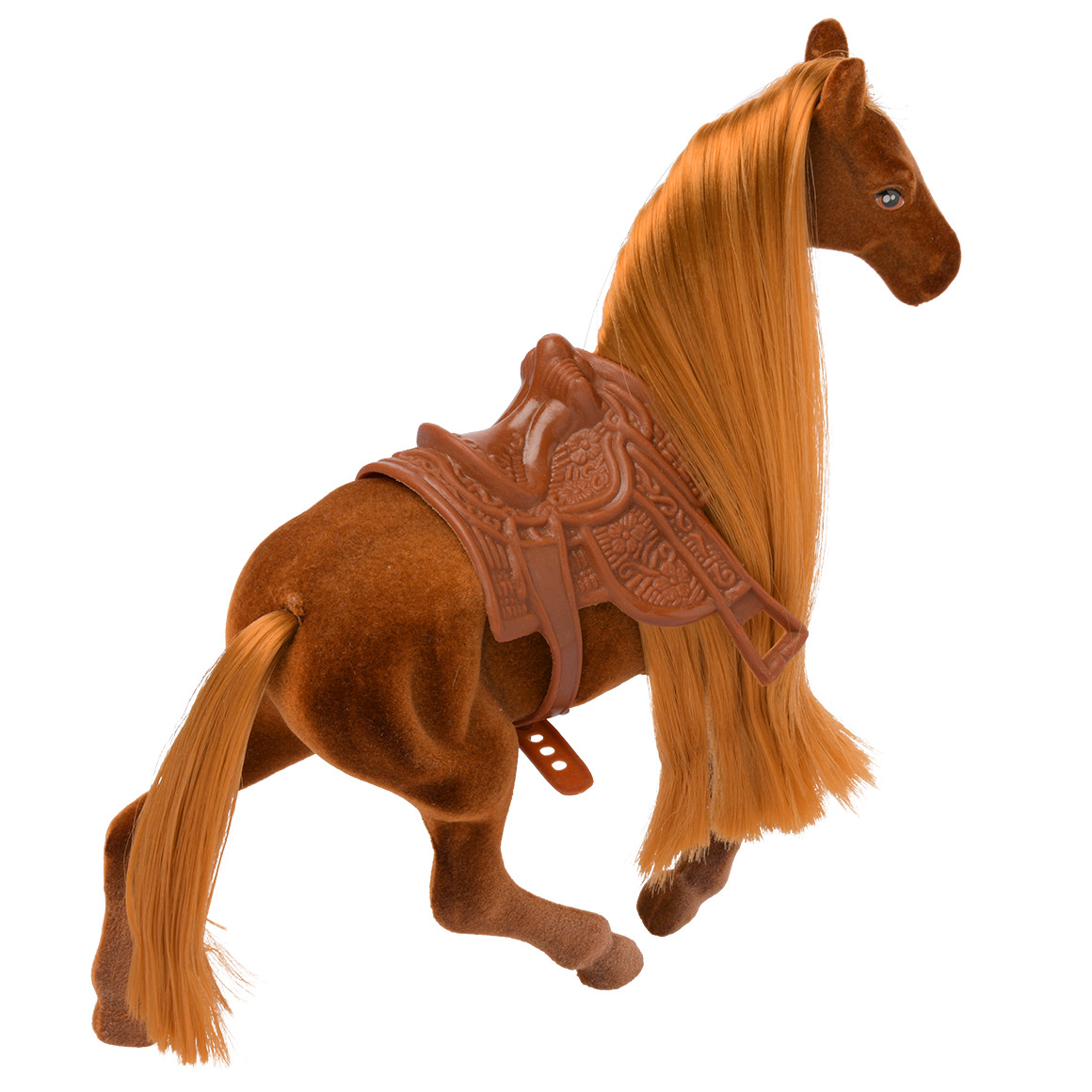 Simba Simba Nature World Pferd mit Bürste dunkelbraun