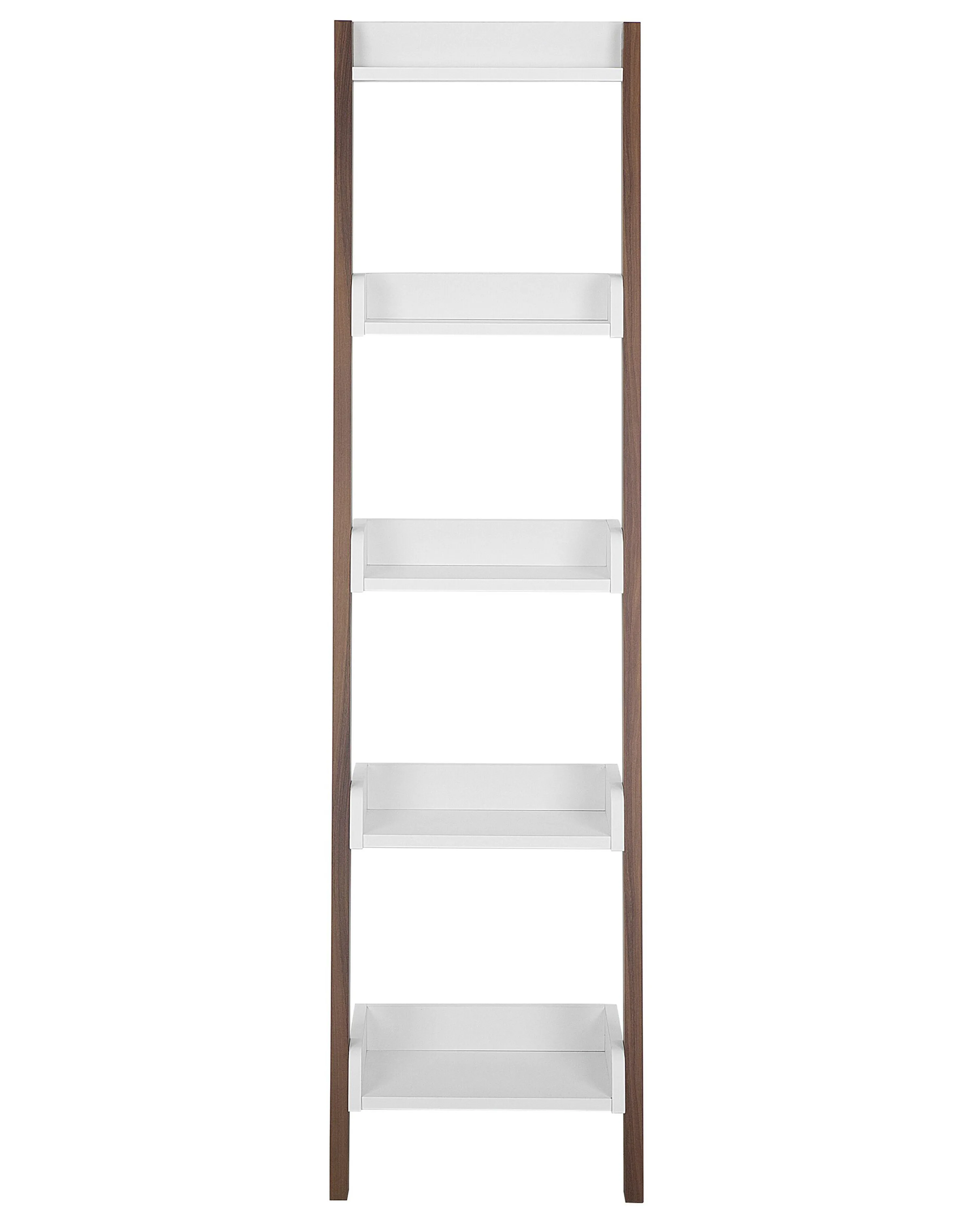 Opbergkast met 5 planken MOBILE DUO 166 cm Bruin/wit