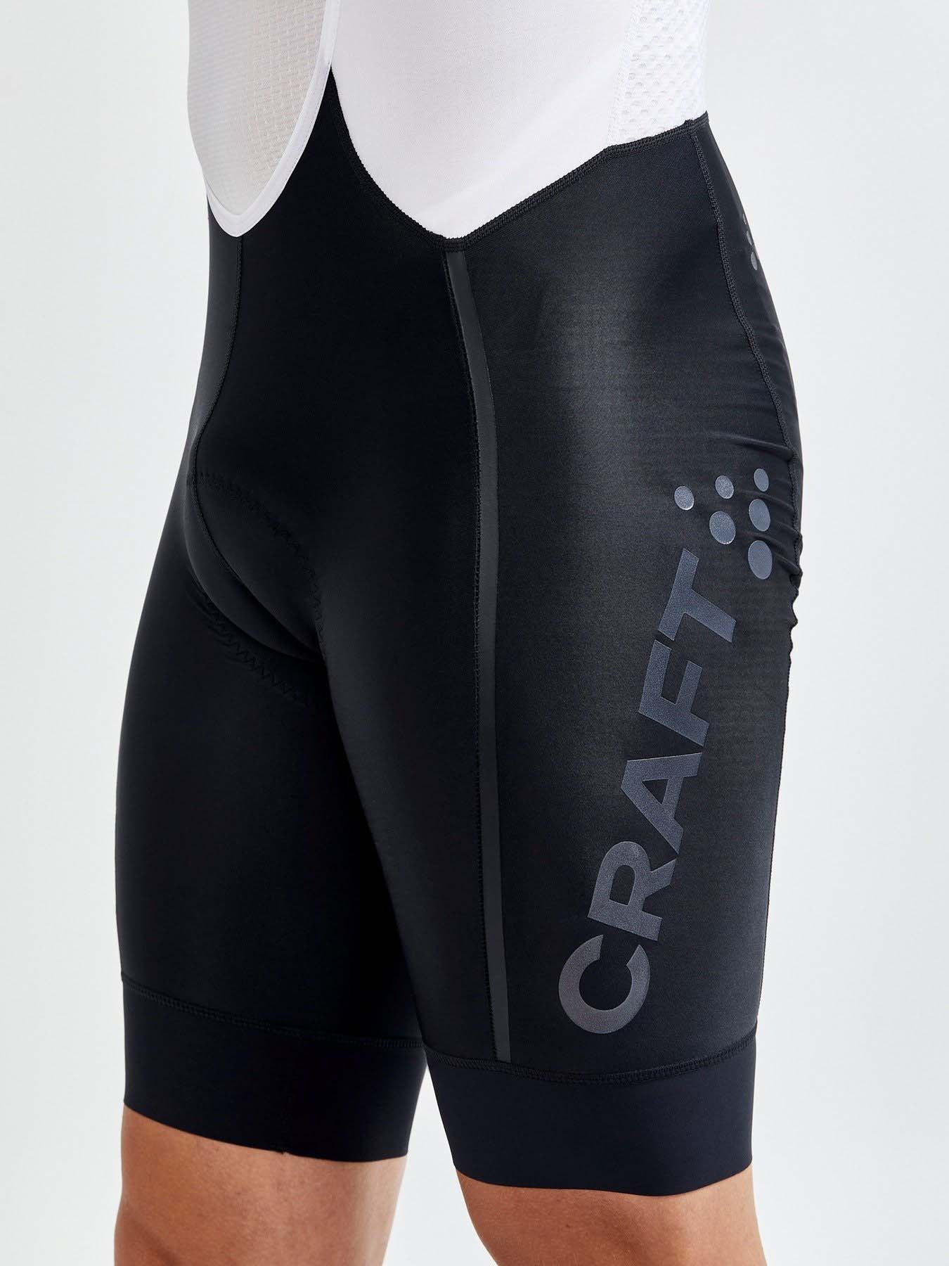 ADV Endur Bib Shorts Herre Black/White